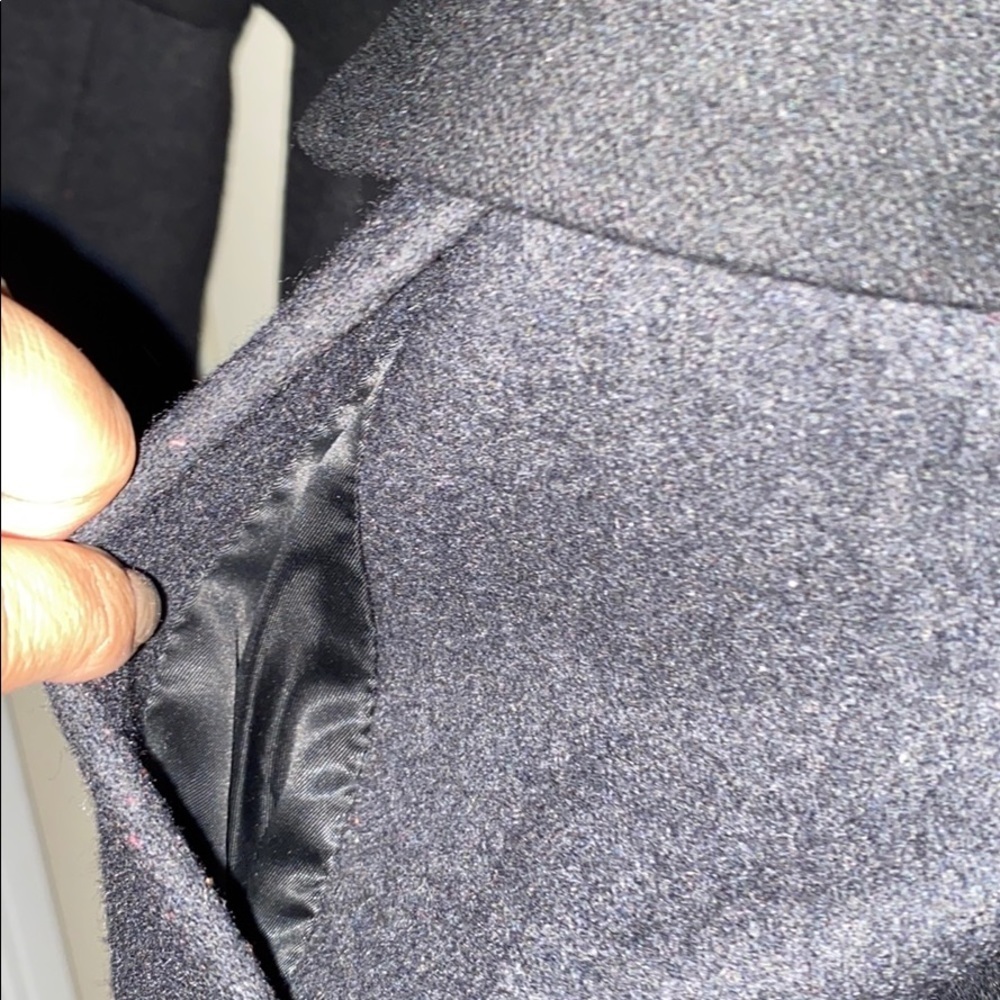 Guess black & gray hooded pea coat size: M - Picture 9 of 12